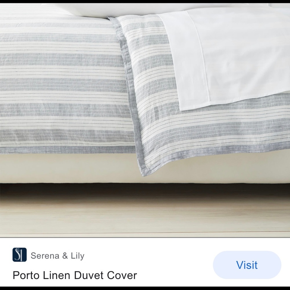 Serena and Lily Porto Duvet Cover